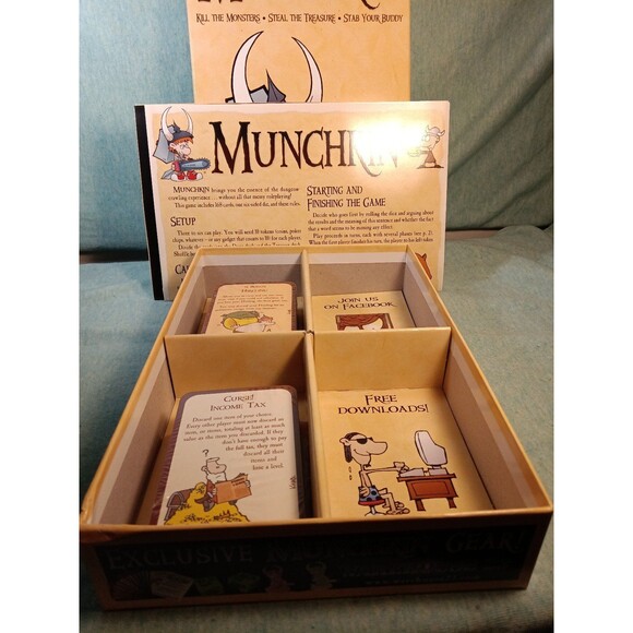 Munchkin Steve Jacksons Games 1st Edition 20th Printing In Box Complete - Picture 3 of 3